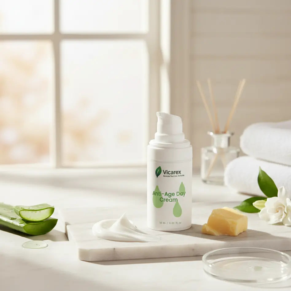 Vicarex Anti-Age Day Cream: The Velvety Morning Ritual That Smooths, Firms, and Revives Mature Skin with Gentle, Ocean-Inspired Luxury Vicarex