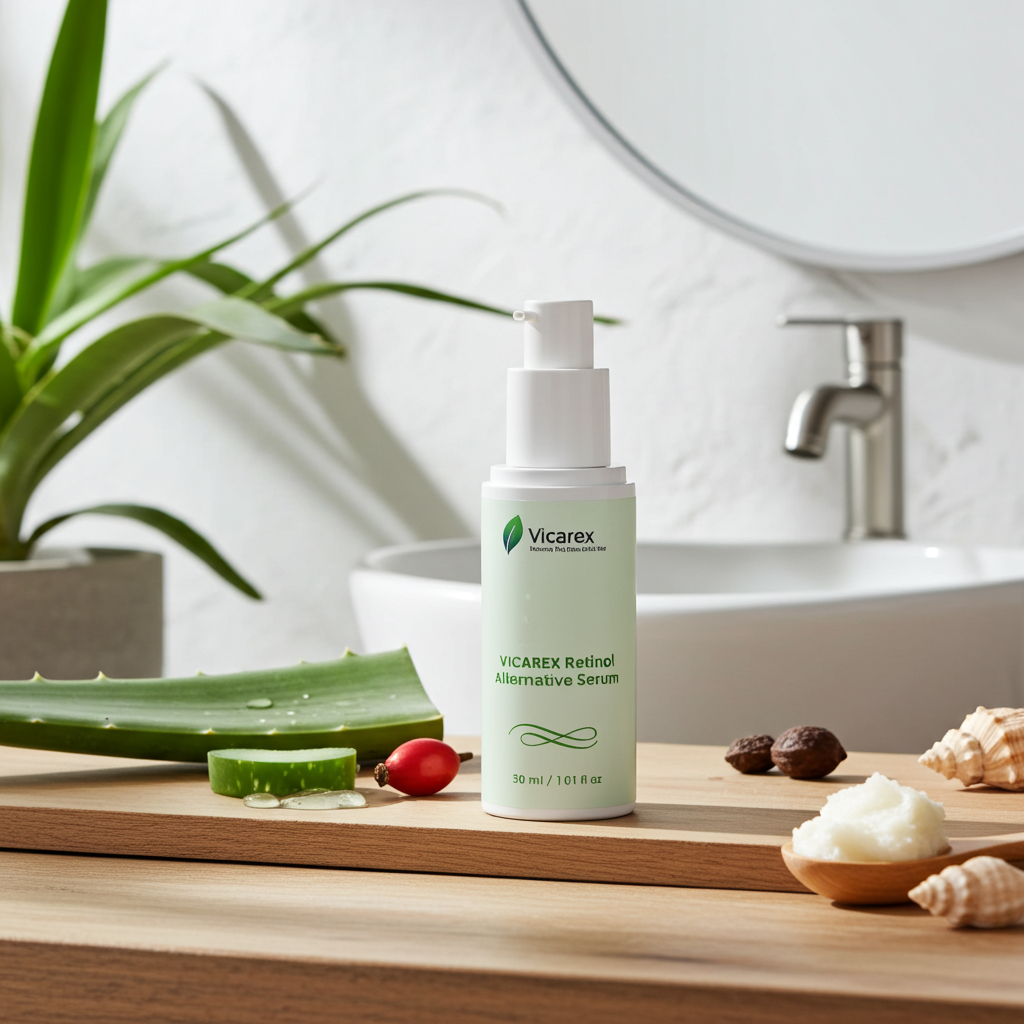 Vicarex Retinol Alternative Serum: The Ethereal Glow Elixir That Renews with Botanical Grace, Leaving Skin Silken, Radiant, and Timelessly Renewed Vicarex