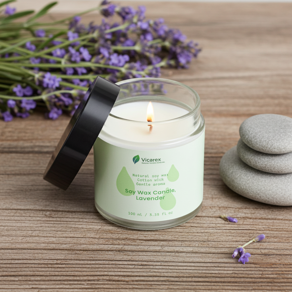 Lavender Dreams in a Glass: Why the Vicarex Soy Wax Candle – Lavender Is My New Evening Ritual vicarexhealth