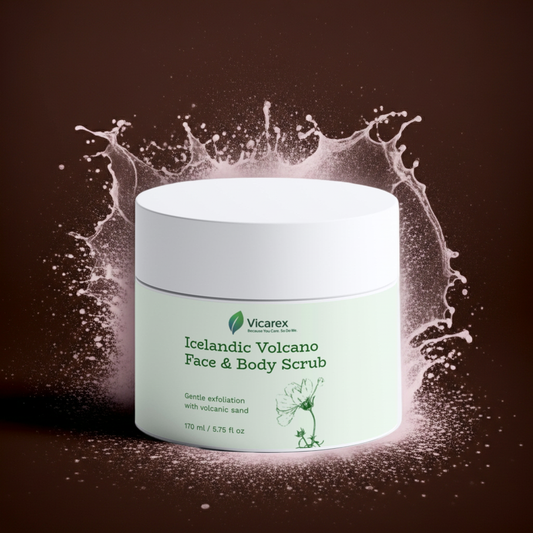 Vicarex Icelandic Volcano Face &amp; Body Scrub: The Fiery (But Gentle) Glow-Up That Turns Your Shower into a Nordic Spa Adventure  Imagine stepping into your shower on a gr vicarexhealth