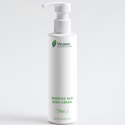 VICAREX Sensitive Skin Body Cream 6.42oz Gentle Hypoallergenic Soothing - vicarexhealth