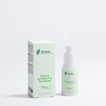 VICAREX | Organic Retinol Alternative Eye Serum, Anti-Aging & Brightening, 0.51oz