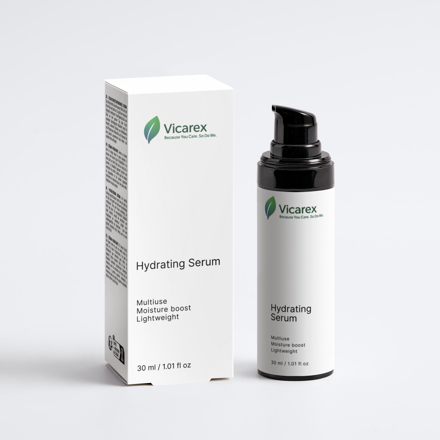 VICAREX Hydrating Face Serum, Bisabolol Cloudberry Peony, Silk Finish, 1.01 oz.