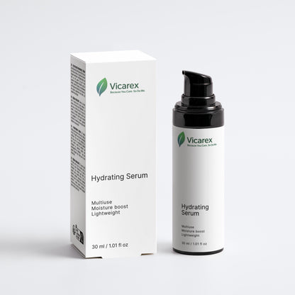 VICAREX Hydrating Face Serum, Bisabolol Cloudberry Peony, Silk Finish, 1.01 oz.