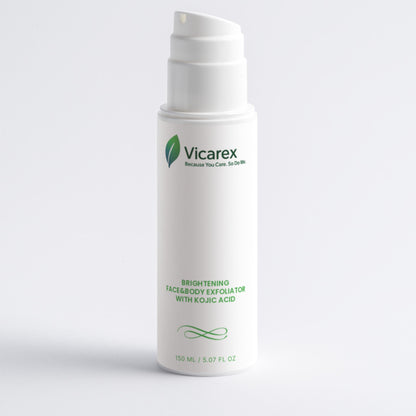VICAREX | Brightening Face&Body Exfoliator with Kojic Acid 5.07 fl oz