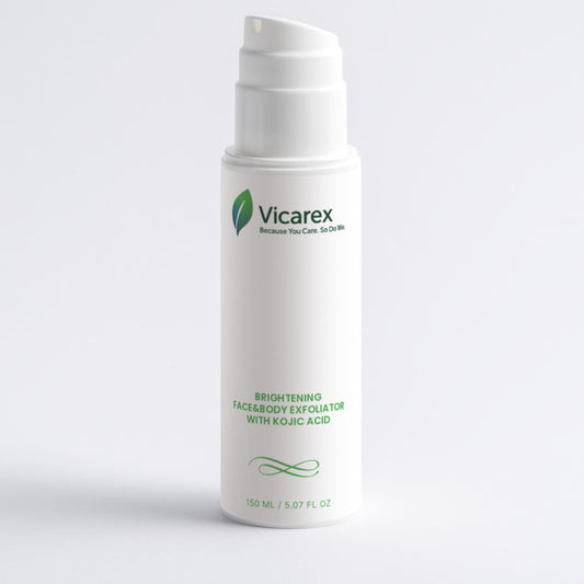 VICAREX | Brightening Face&Body Exfoliator with Kojic Acid 5.07 fl oz