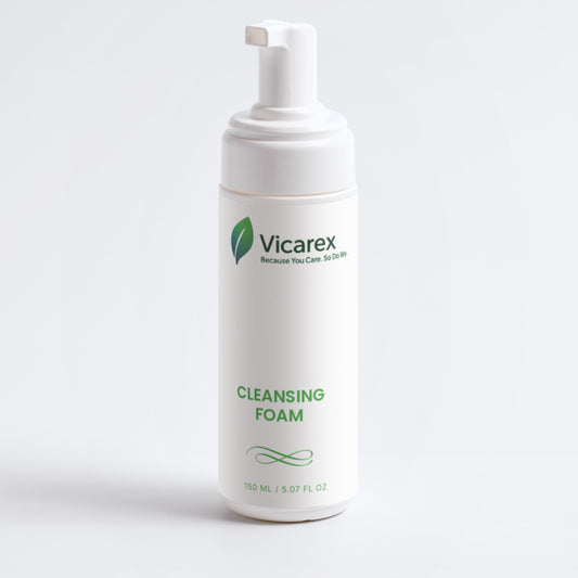 VICAREX Cleansing Foam – Gentle, Hydrating & Refreshing Face Wash for All Skin Types