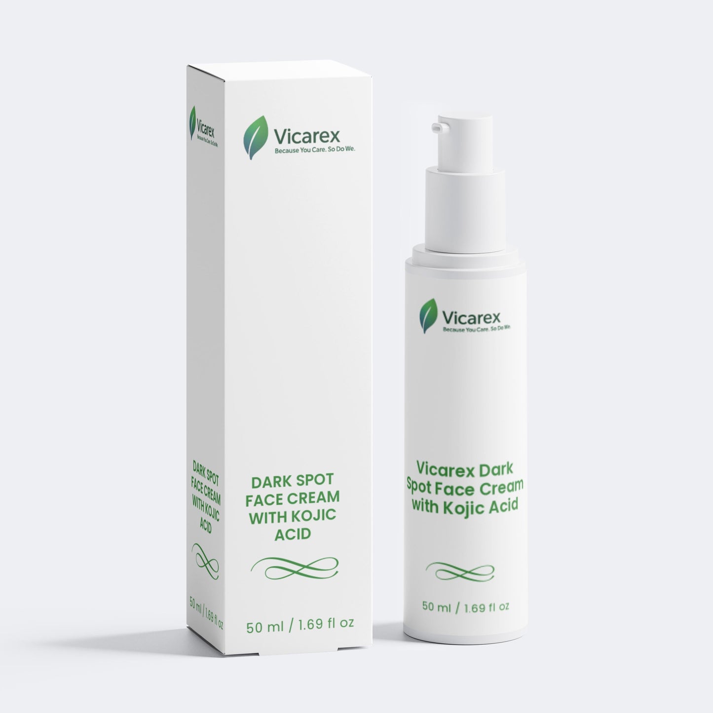 VICAREX Dark Spot Remover Face Cream Kojic Acid 1.69oz