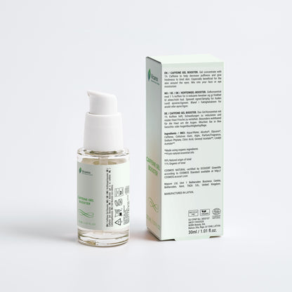 VICAREX Caffeine Gel Booster 1.01oz Under Eye Energize De-Puff