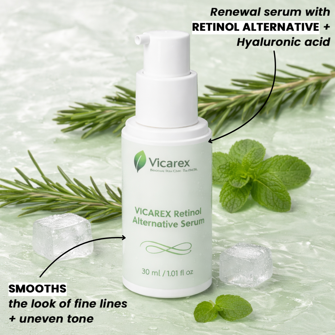 VICAREX | Retinol Alternative Serum 1.01 fl oz, Anti-Aging Fine Lines & Wrinkles