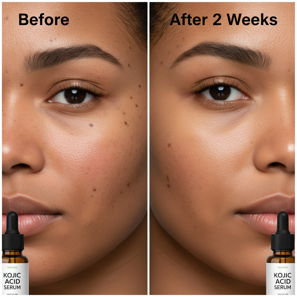 Before/After Dark Spot Treatment