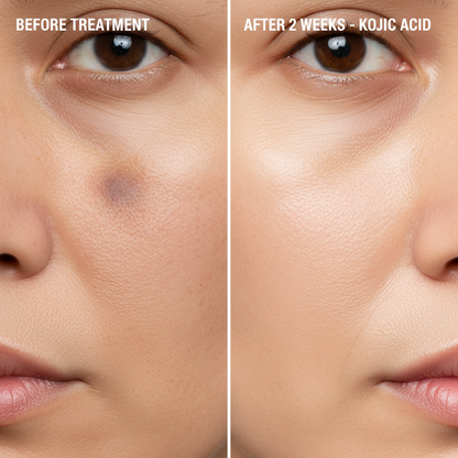 Before/After Skin Close-up