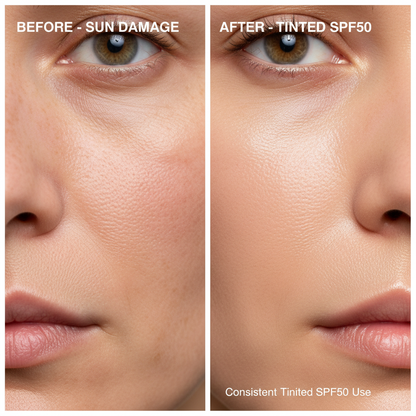 Before/After Skin Close-up