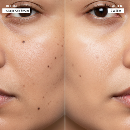 Before/After Skin Close-up