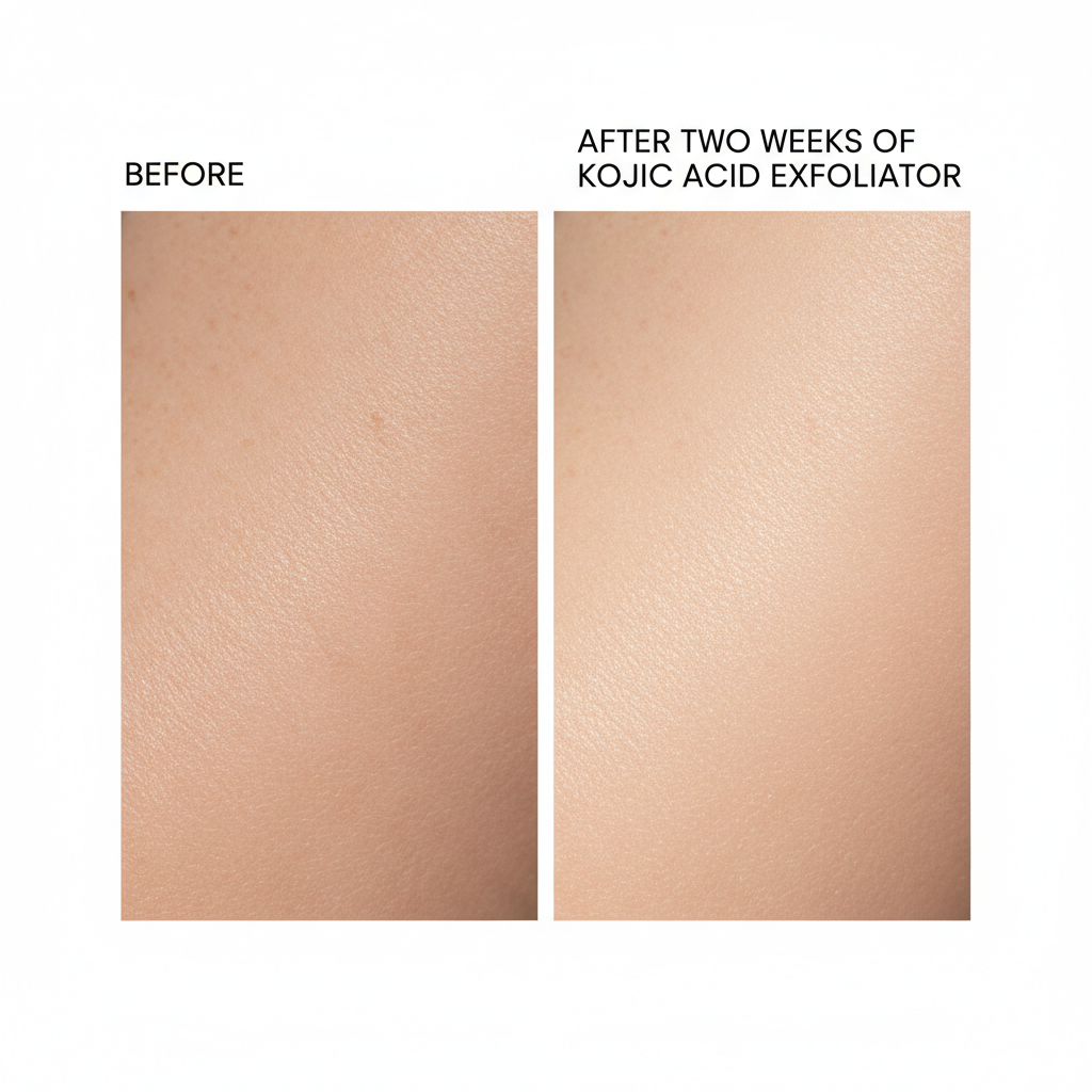 Before/After Skin Close-up