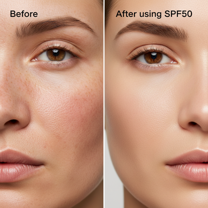 Before/After Sun Protection