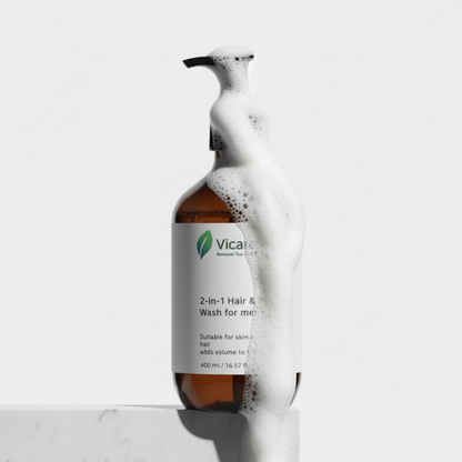 Close-up of wash dispensing with foam