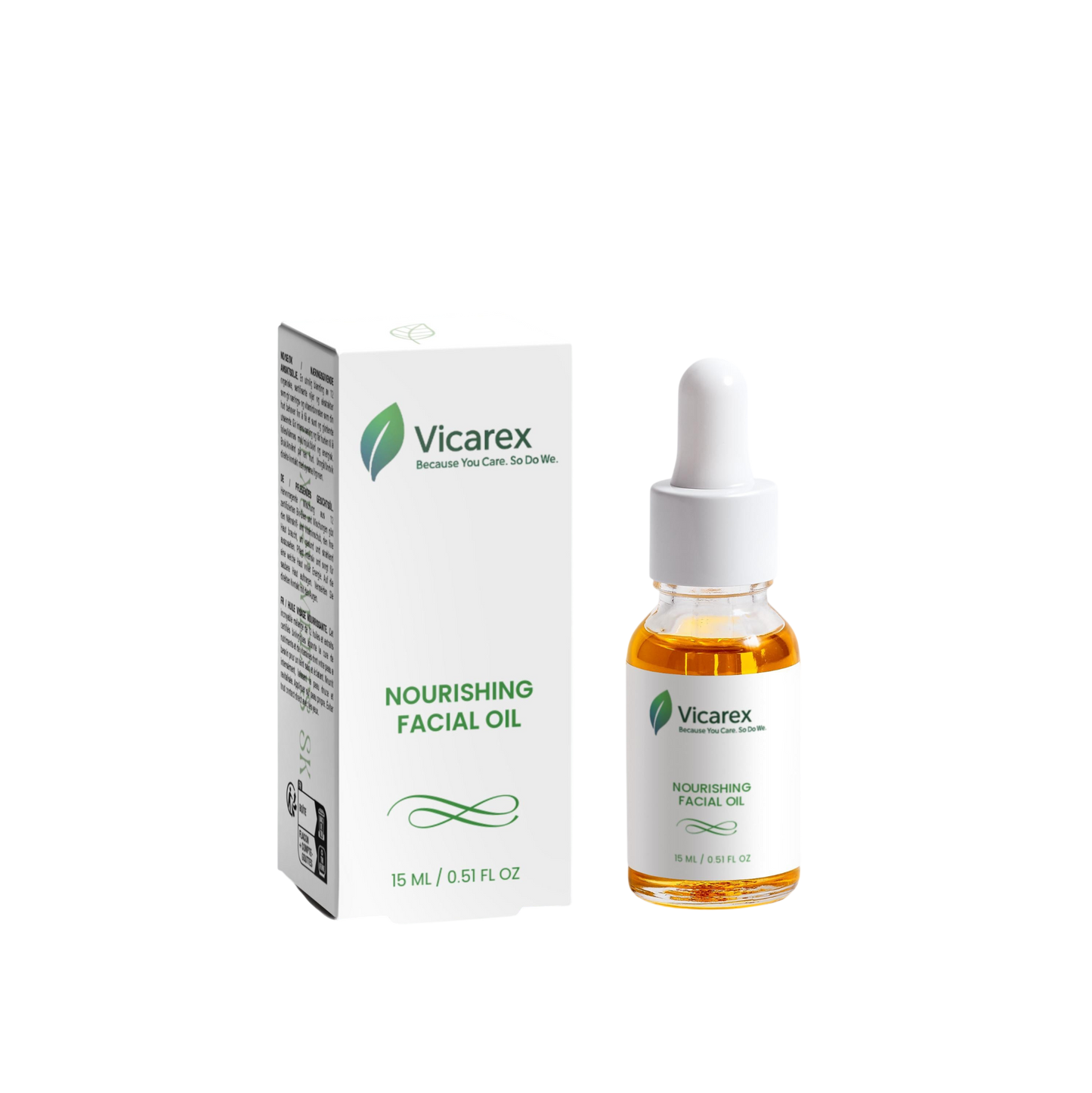 Vicarex Organic Face Oil for Dry & Mature Skin – Nourishing Anti-Aging Facial Oil with Jojoba, Argan, Avocado & Berry Oils – Hydrating Vegan Skincare – COSMOS Organic Certified – 30 ml VICAREX