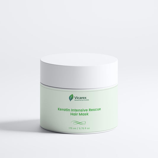 VICAREX Keratin Intensive Rescue Hair Mask 5.75oz Damaged Dry Repair - vicarexhealth