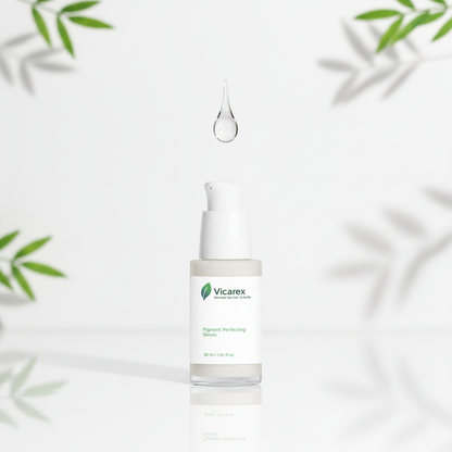 Elegant serum drop with bottle