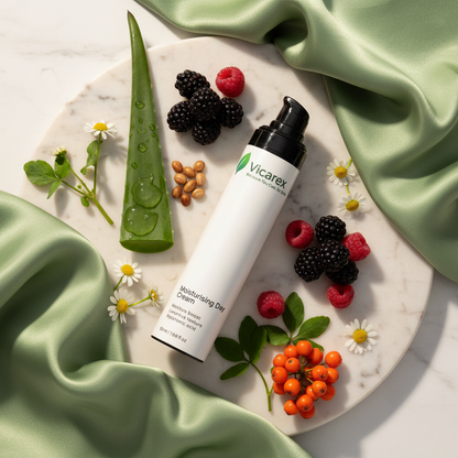 Flat Lay – Bottle with All Ingredients