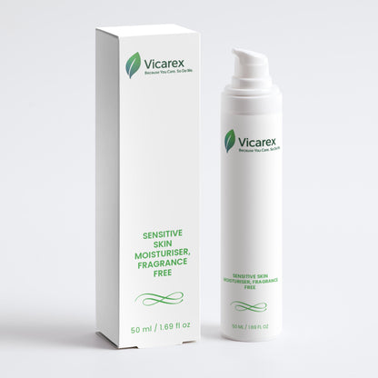 VICAREX Sensitive Skin Moisturizer 1.69oz Fragrance Free, Calming