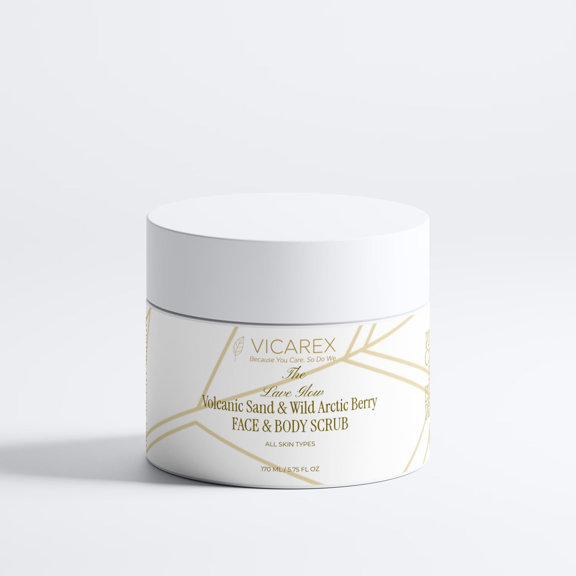 The Lava Glow Volcanic Sand & Wild Arctic Berry Face & Body Scrub Vicarex