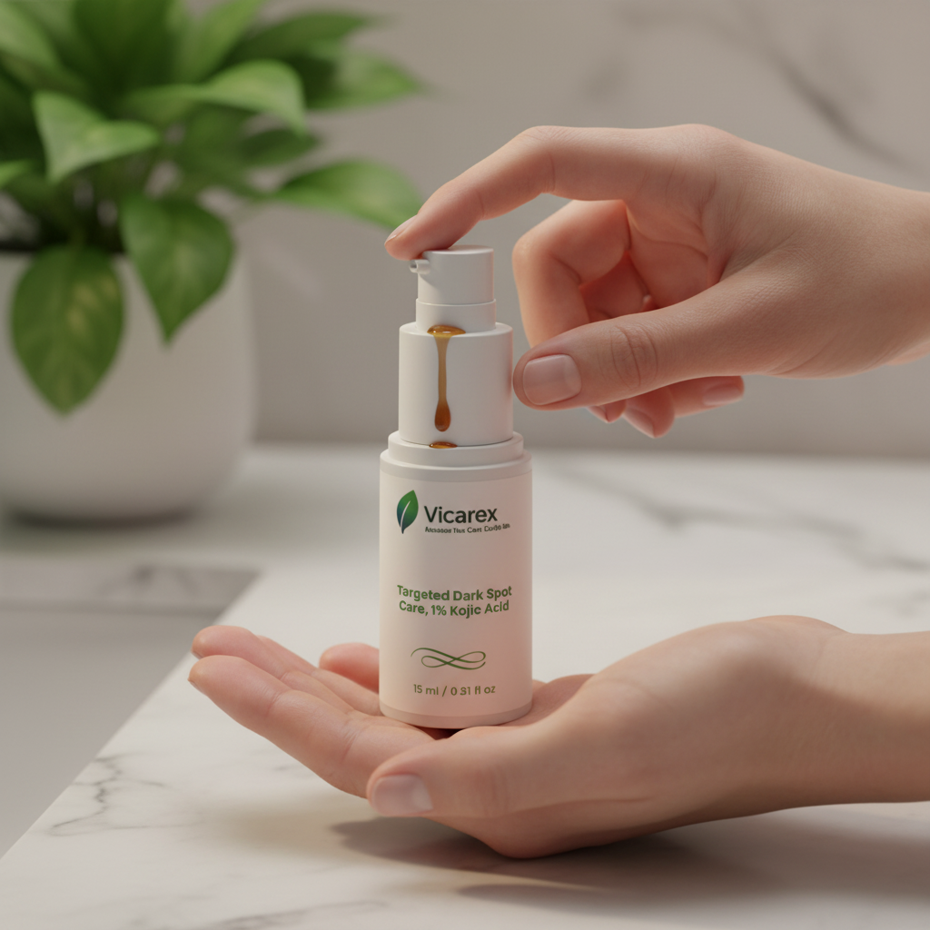 Hands Using Pump Dispenser