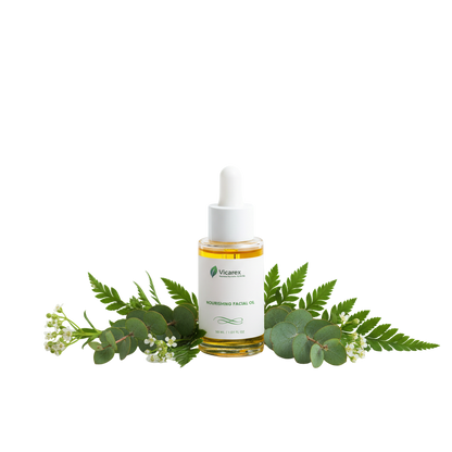 Ultra-Premium Organic Facial Oil with 11 Botanical Oils & Rare Fruit Extracts for Deep Hydration, Radiance & Anti-Aging Care 30 ML VICAREX