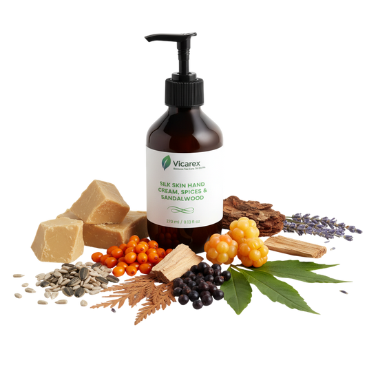 Vicarex Silk Skin Hand Cream, Spices & Sandalwood VICAREX