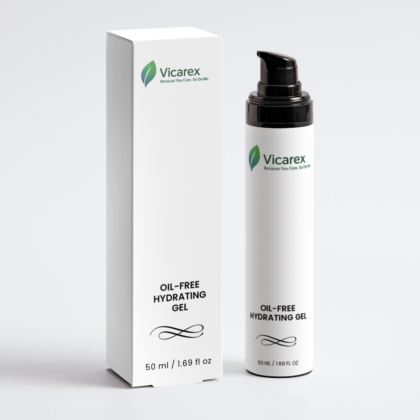VICAREX Oil-Free Hydrating Gel with Hyaluronic Acid – Lightweight Moisture for All Skin