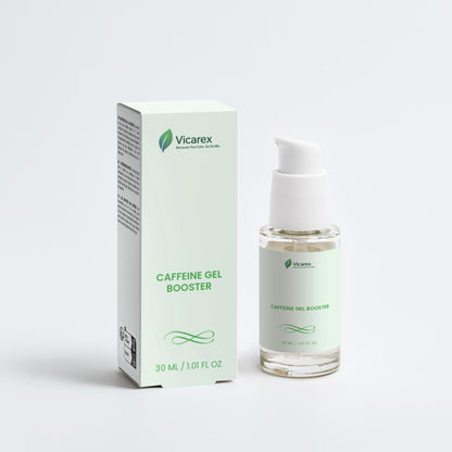 VICAREX Caffeine Gel Booster 1.01oz Under Eye Energize De-Puff