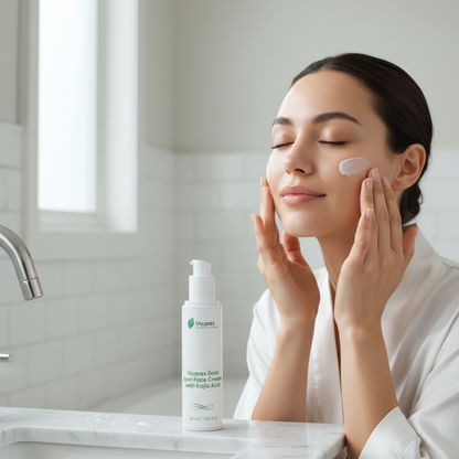 Person 1 Applying Cream