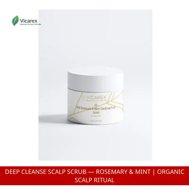 Vicarex Wild Rosemary & Mint Clarifying Scalp Scrub &mdash; Wild Raspberry & Mint by@Outfy