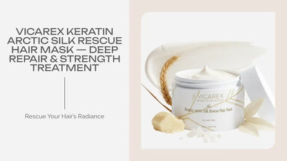 Vicarex Keratin Arctic Silk Rescue Hair Mask &mdash; Deep Repair &amp; Strength Treatment by@Outfy