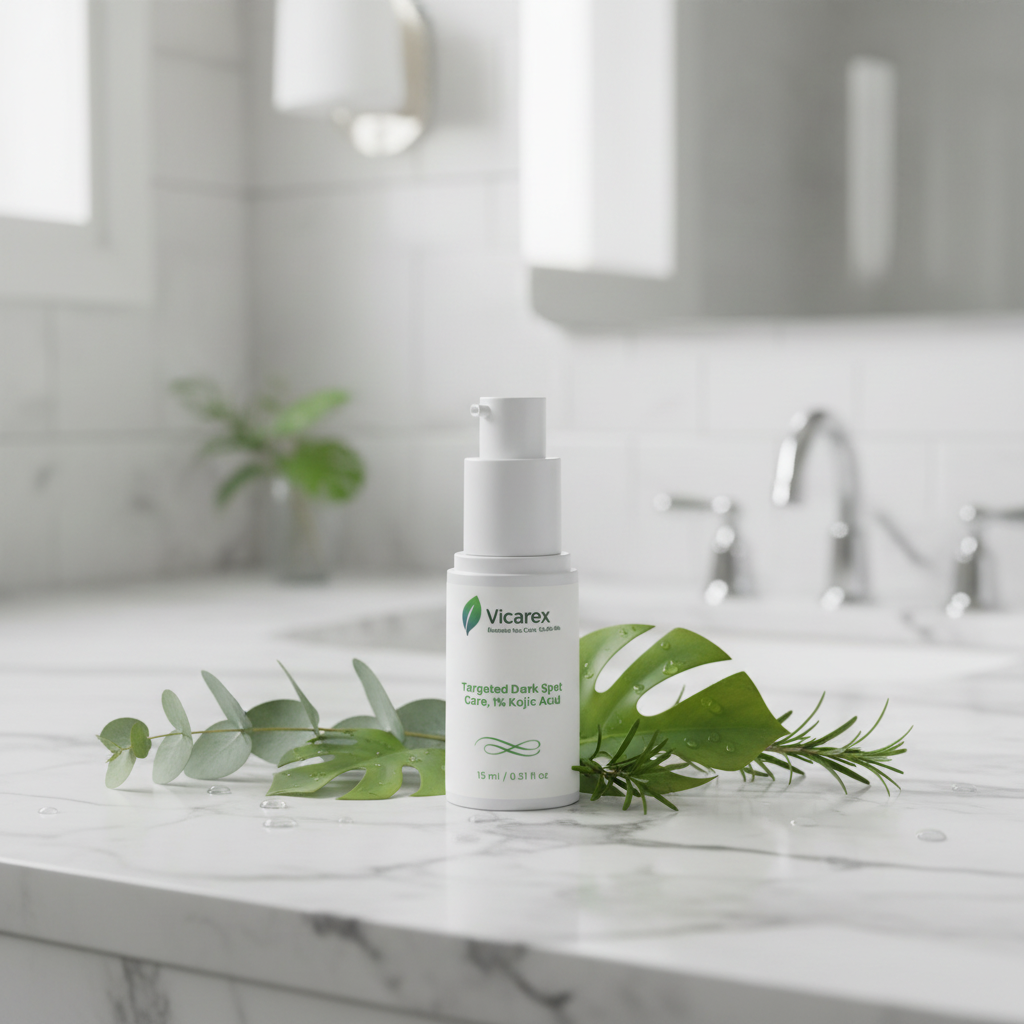 Product with Botanicals on Marble