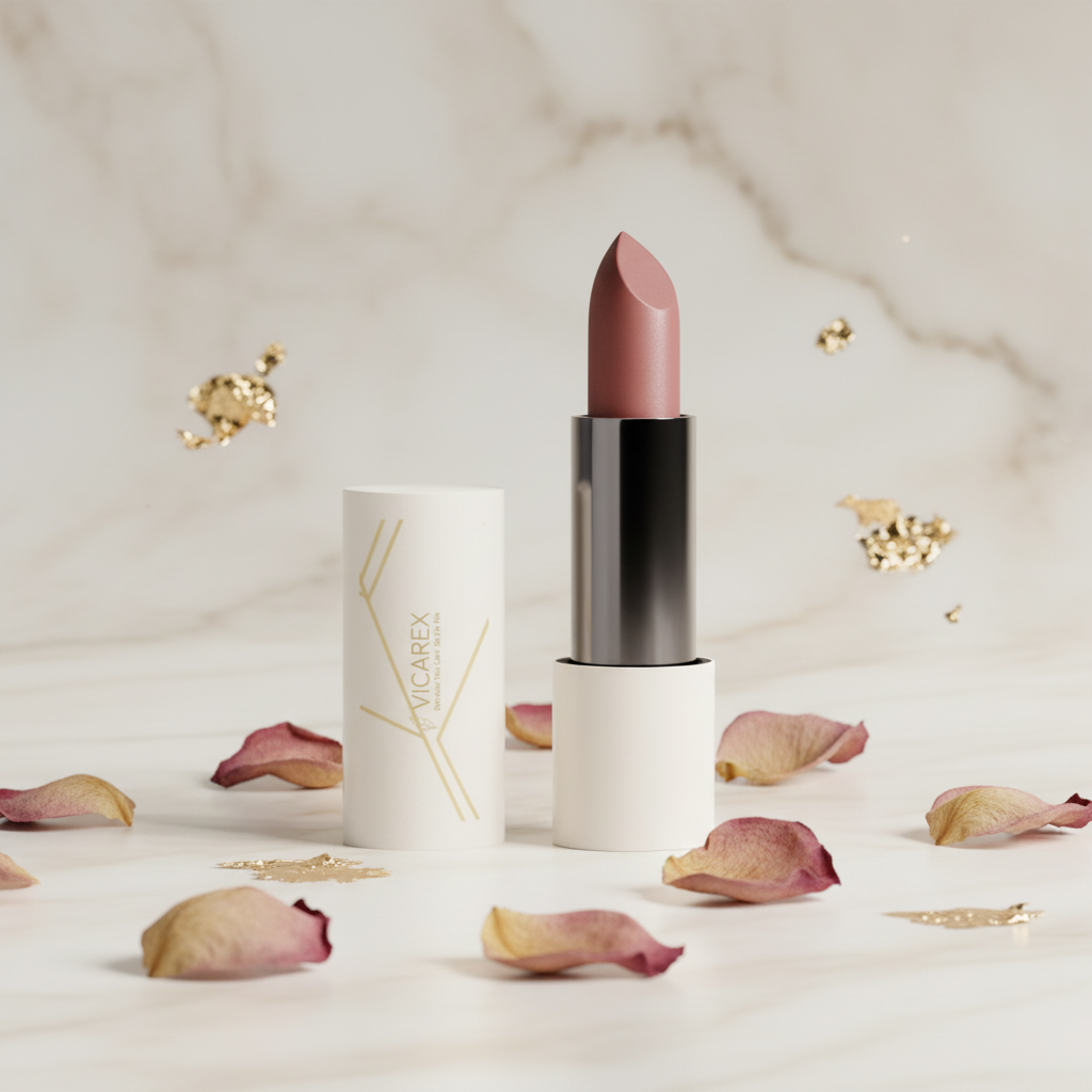 Rose petals flat lay