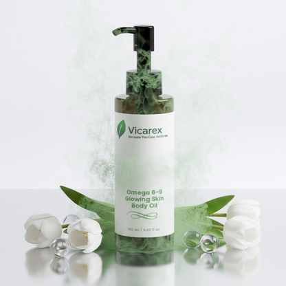 Silver-White with Green Mist