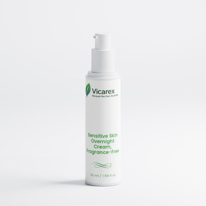 VICAREX Sensitive Skin Overnight Cream 1.69oz Fragrance-Free Gentle