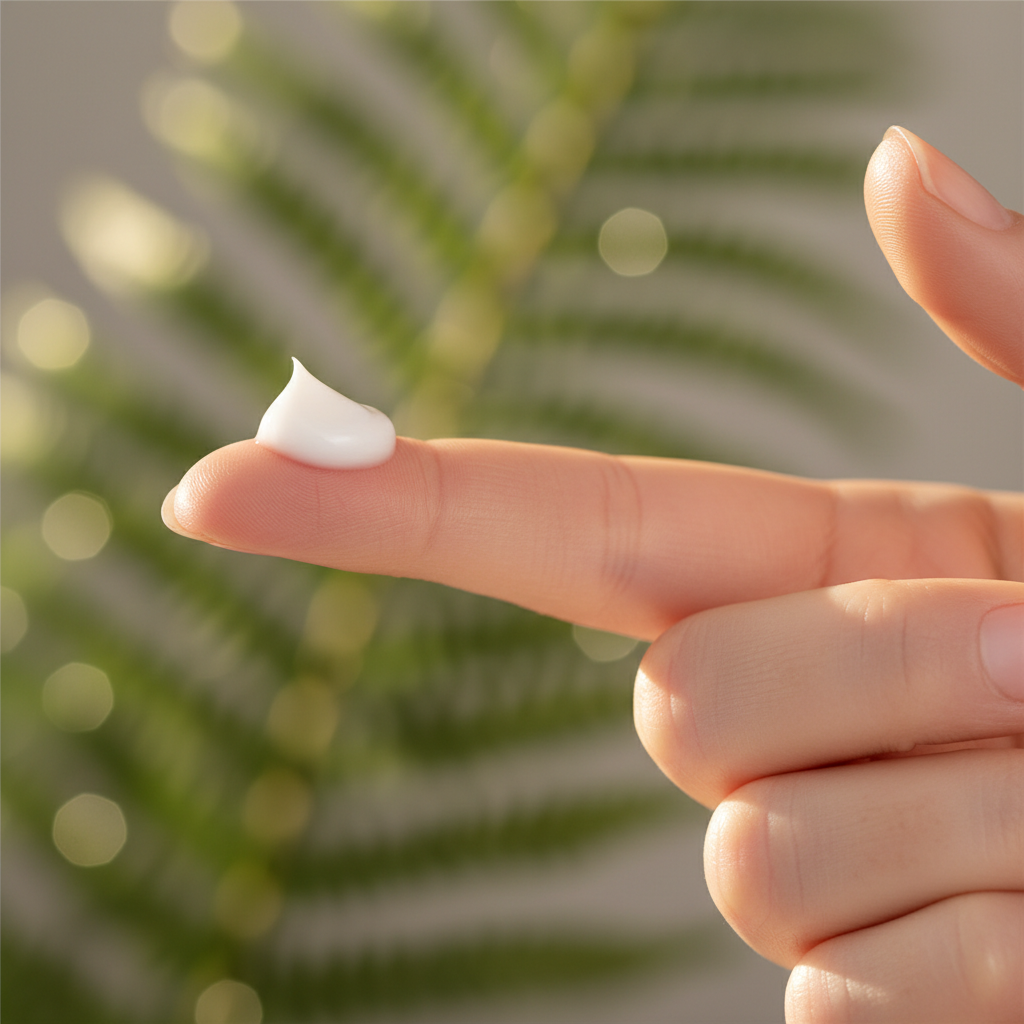 Texture Close-Up – Silky Cream Drop