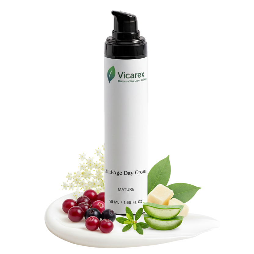 Anti-Age Day Cream – Hydrating, Firming & Youth-Boosting Skincare 1.69 FL oZ VICAREX