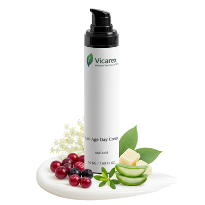 Anti-Age Day Cream – Hydrating, Firming & Youth-Boosting Skincare 1.69 FL oZ VICAREX