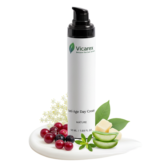 Anti-Age Day Cream – Hydrating, Firming & Youth-Boosting Skincare 1.69 FL oZ VICAREX