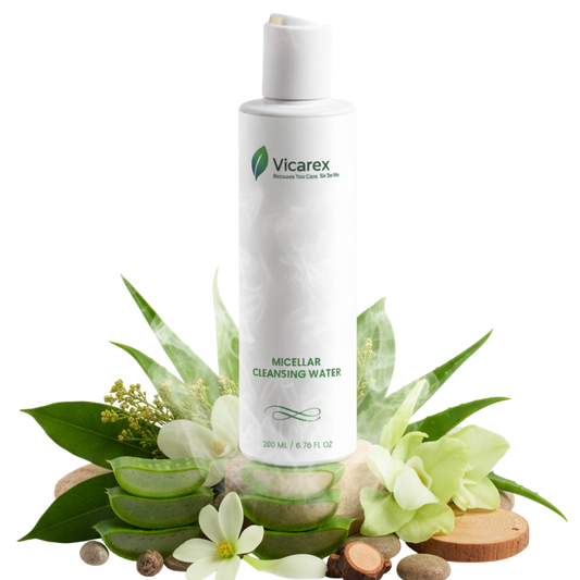 Micellar Water Makeup Remover Hydrating Soothing Cleanser All Skin 6.76 Fl oz VICAREX