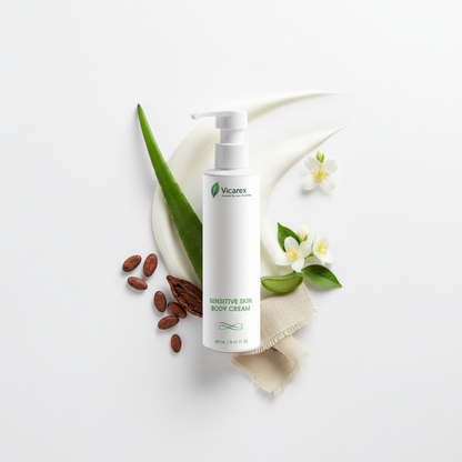 VICAREX Sensitive Skin Body Cream Aloe Cacao Jasmine